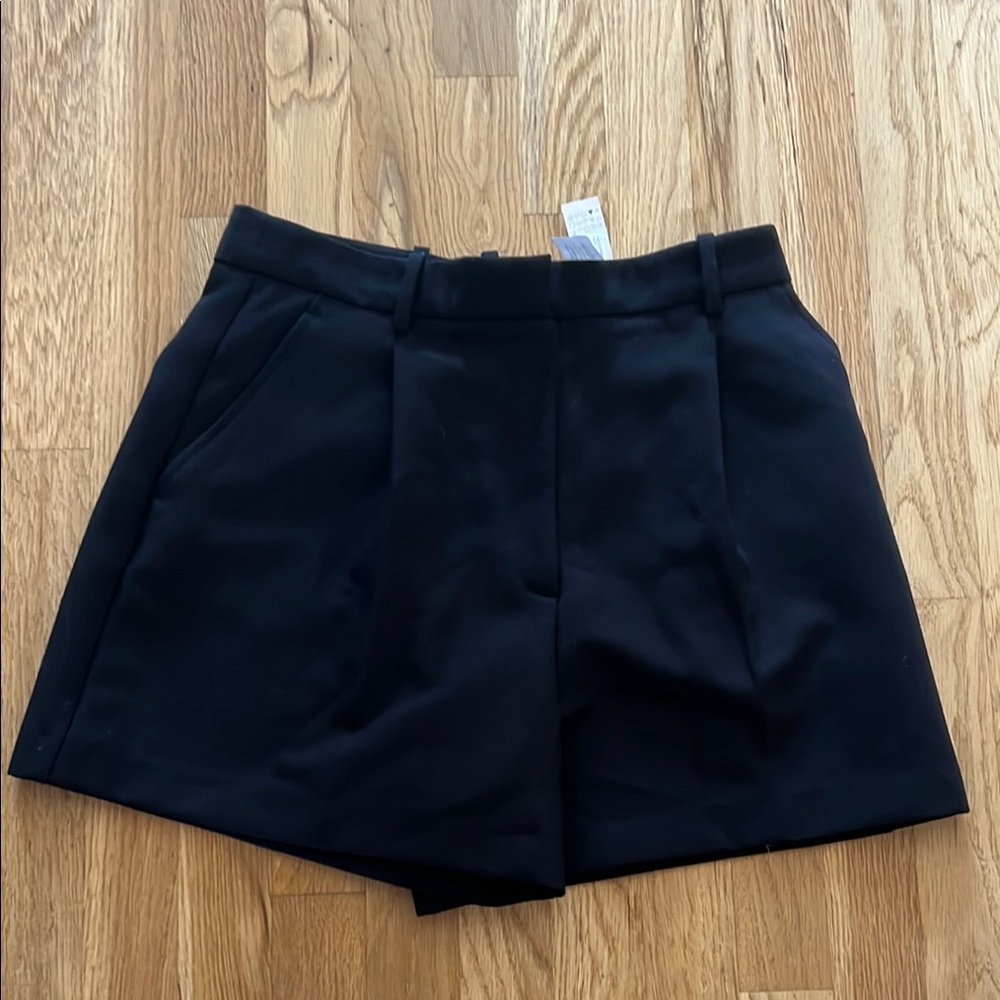Zara Black High Waist Shorts